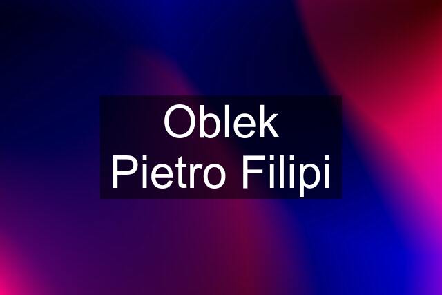 Oblek Pietro Filipi