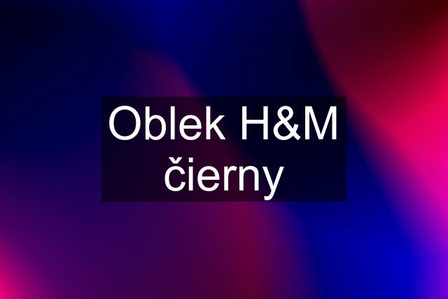 Oblek H&M čierny