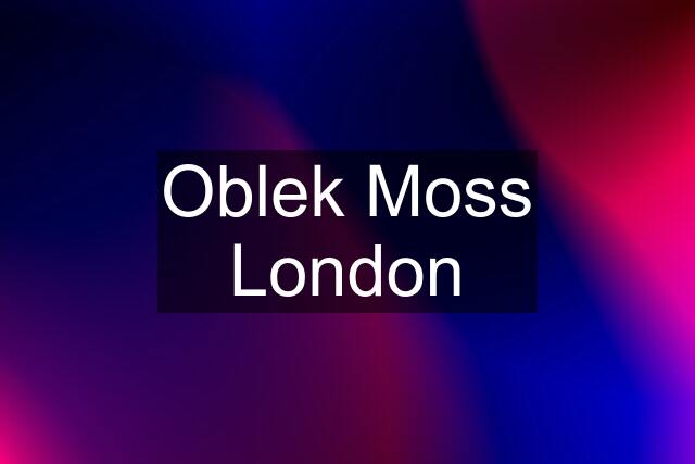 Oblek Moss London