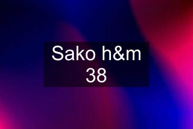 Sako h&m 38