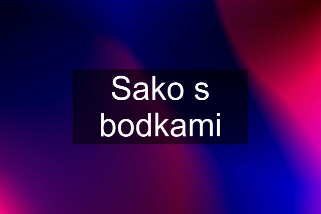 Sako s bodkami