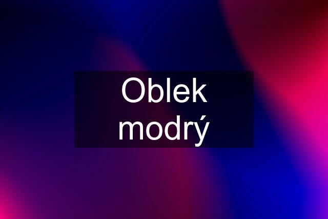 Oblek modrý