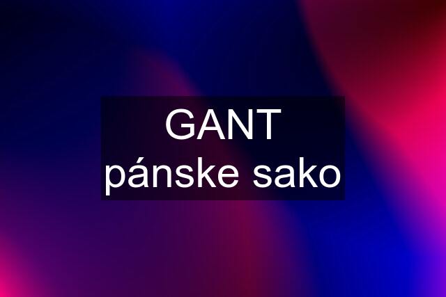 GANT pánske sako