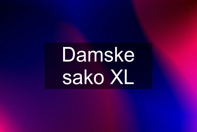 Damske sako XL