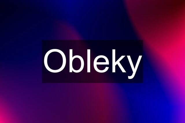 Obleky