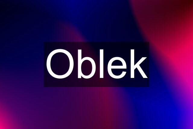 Oblek