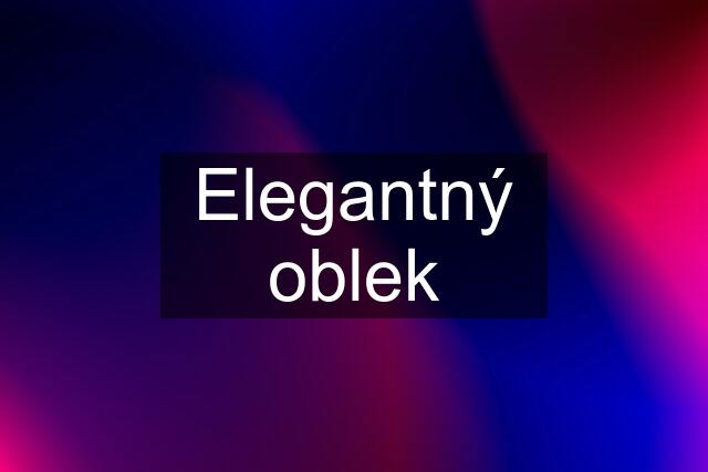 Elegantný oblek