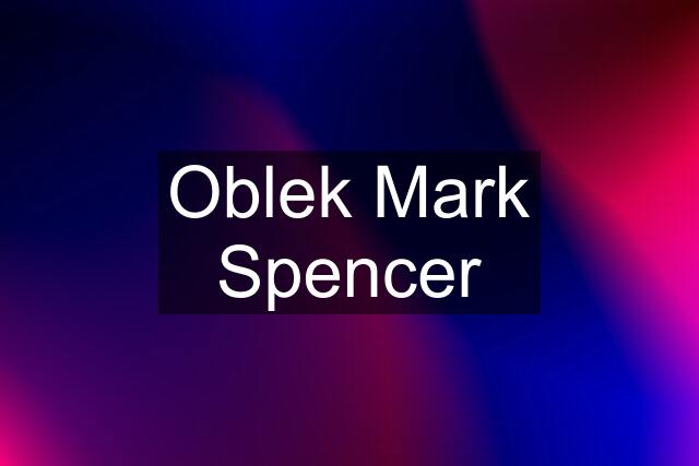 Oblek Mark Spencer