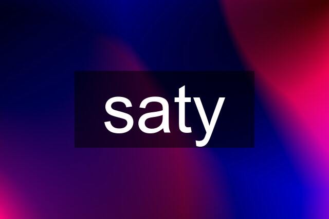 saty