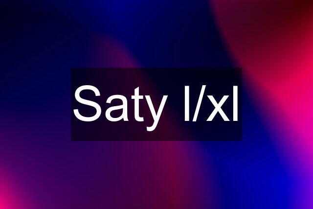 Saty l/xl