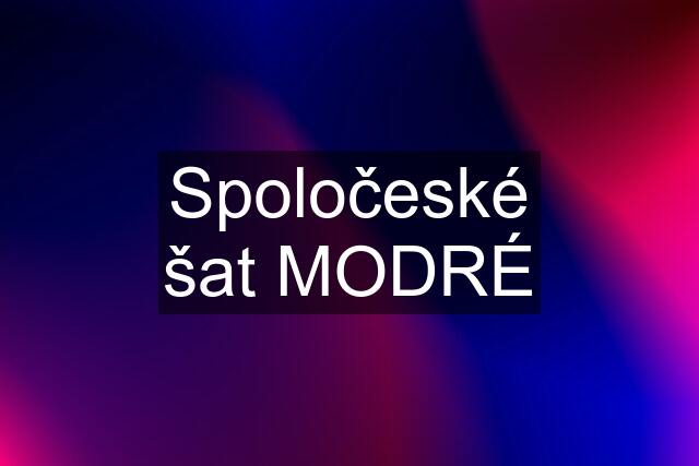 Spoločeské šat MODRÉ