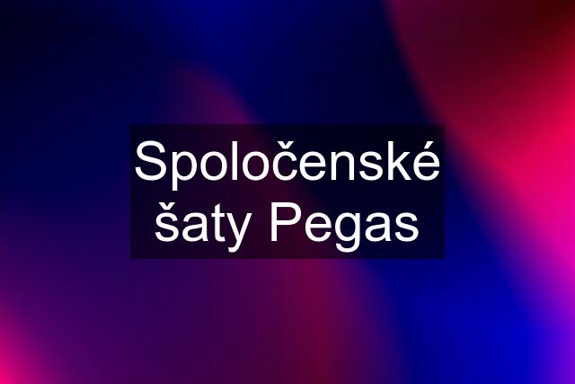 Spoločenské šaty Pegas