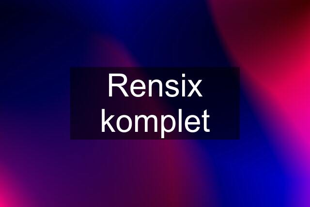 Rensix komplet