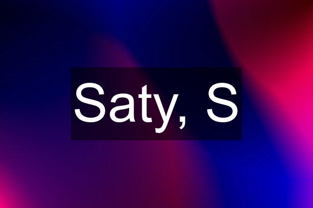 Saty, S