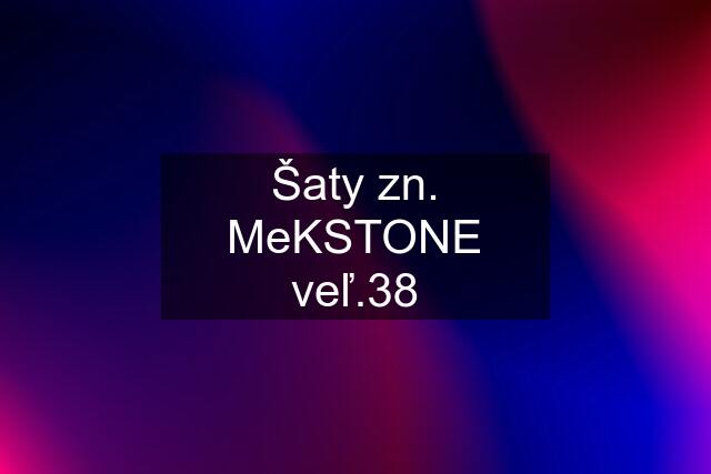 Šaty zn. MeKSTONE veľ.38