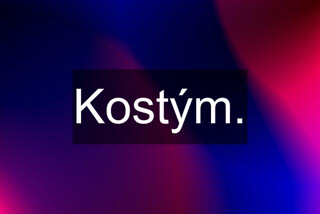 Kostým.