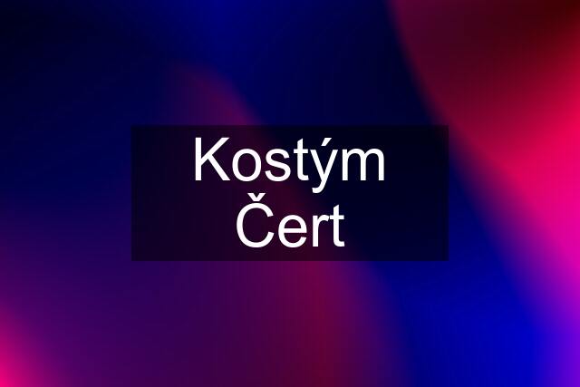 Kostým Čert