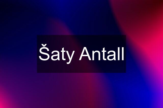 Šaty Antall