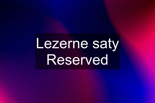 Lezerne saty Reserved