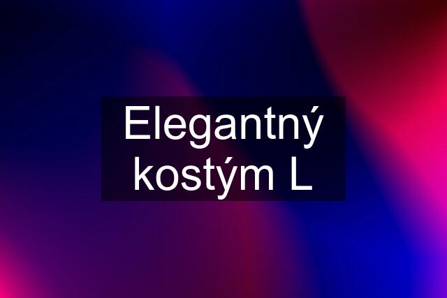 Elegantný kostým L