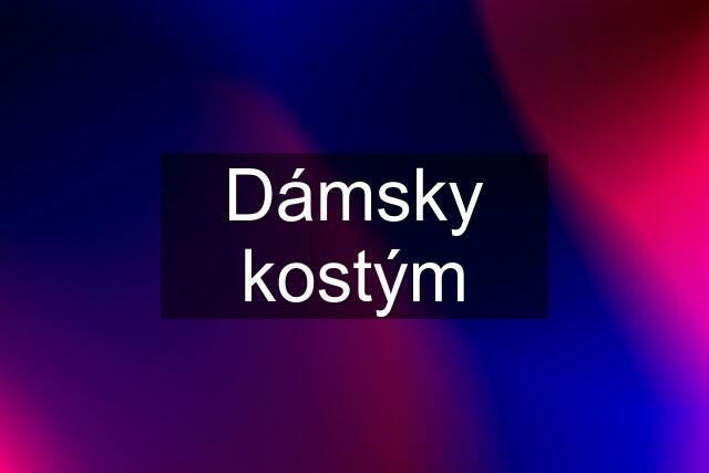 Dámsky kostým