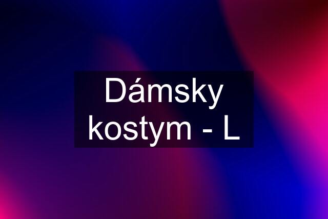 Dámsky kostym - L