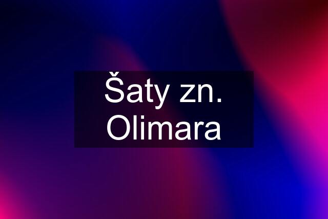 Šaty zn. Olimara