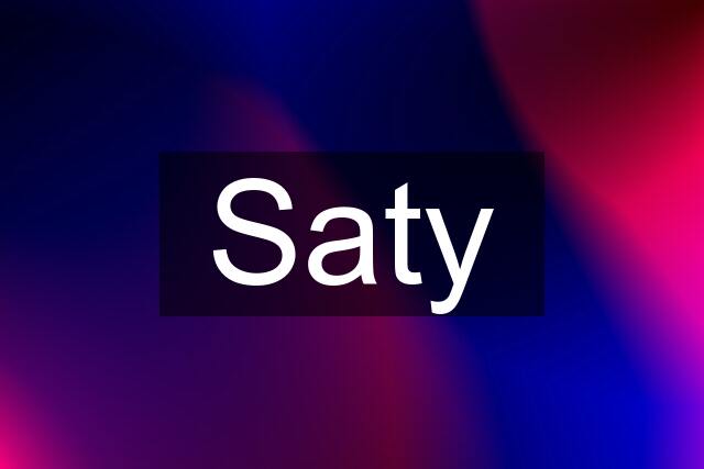 Saty