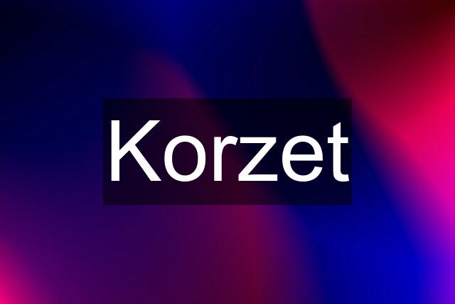 Korzet