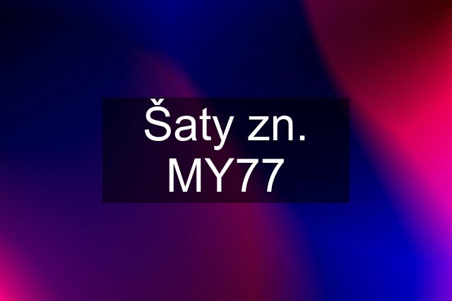 Šaty zn. MY77