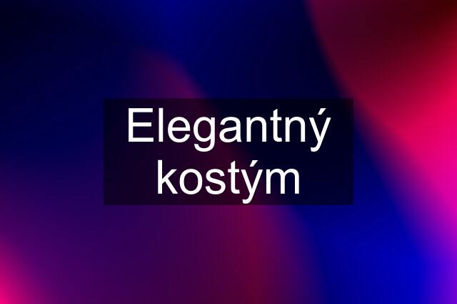 Elegantný kostým