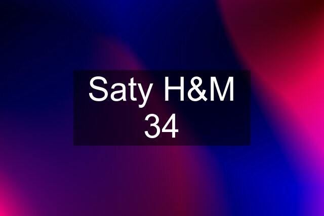 Saty H&M 34