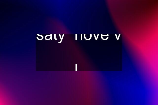 saty  nove v  L