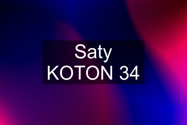 Saty KOTON 34