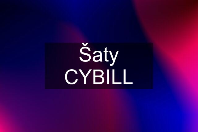 Šaty CYBILL