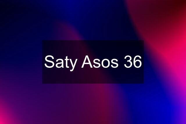 Saty Asos 36