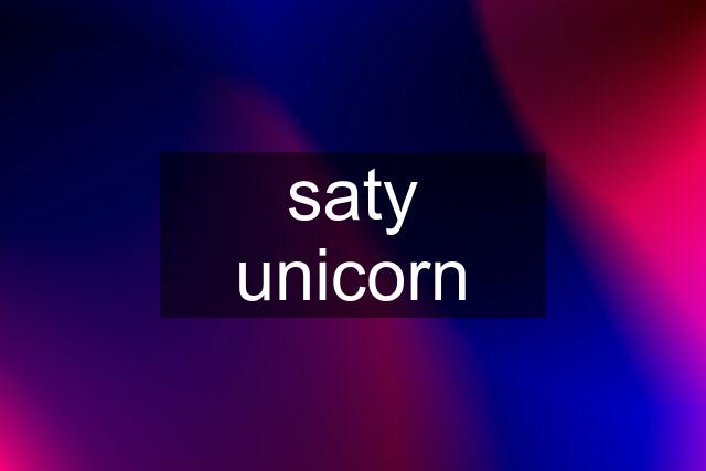 saty unicorn