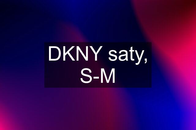 DKNY saty, S-M