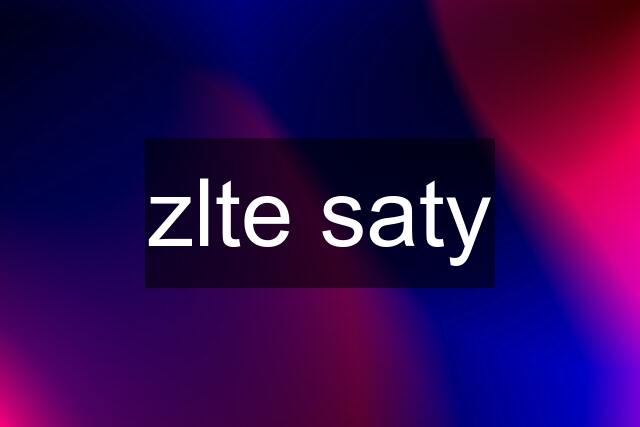zlte saty
