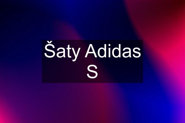 Šaty Adidas S