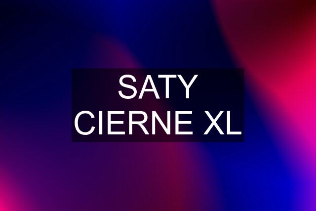 SATY CIERNE XL