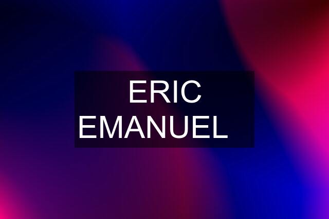 ERIC EMANUEL❇️