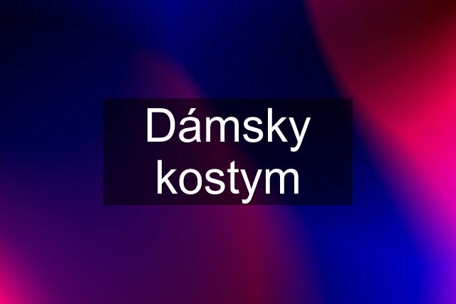 Dámsky kostym