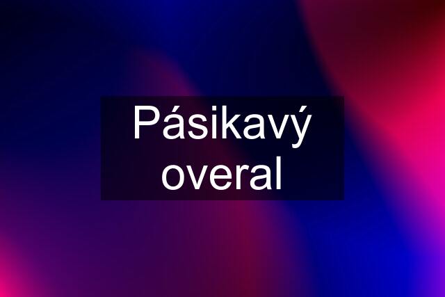 Pásikavý overal