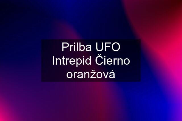 Prilba UFO Intrepid Čierno oranžová