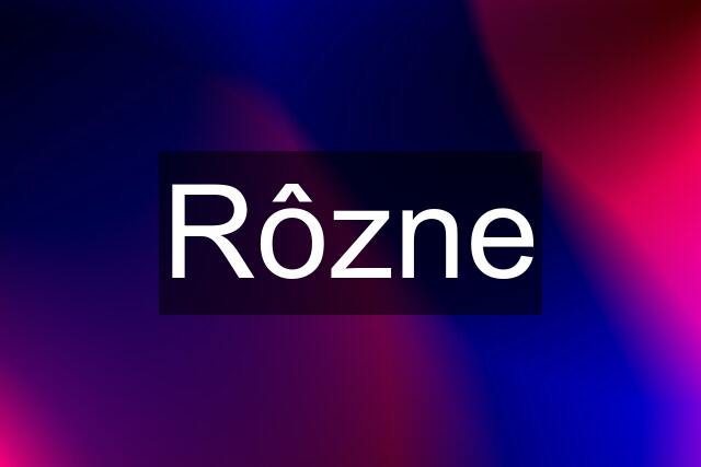 Rôzne