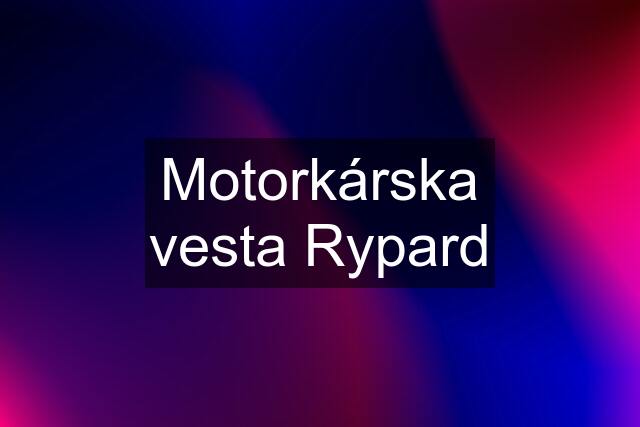 Motorkárska vesta Rypard