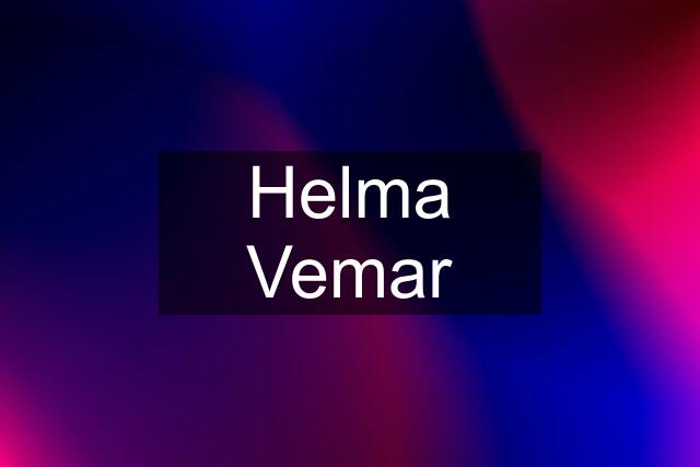 Helma Vemar