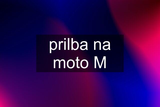 prilba na moto M