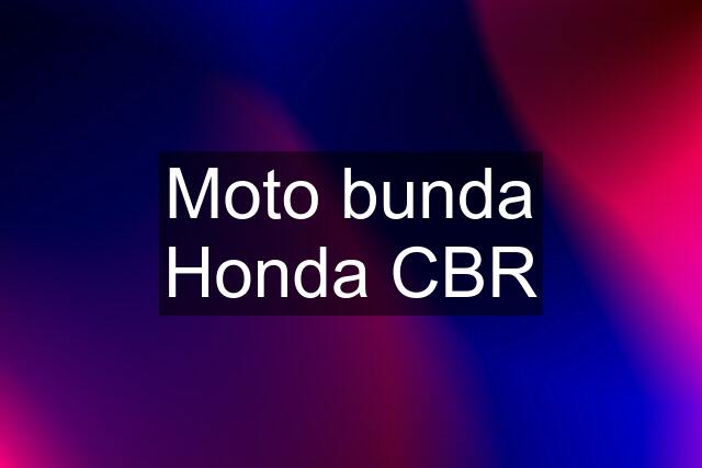 Moto bunda Honda CBR